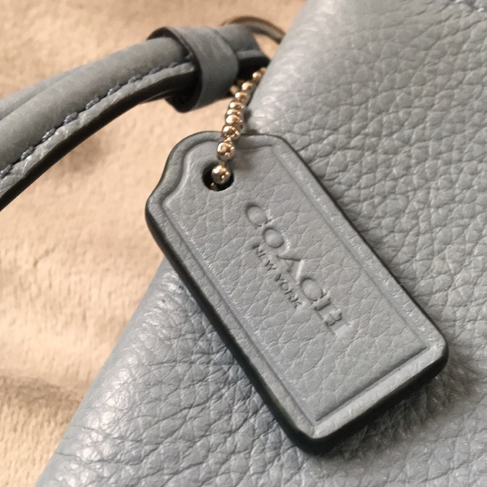 Baby Blue Coach Clutch